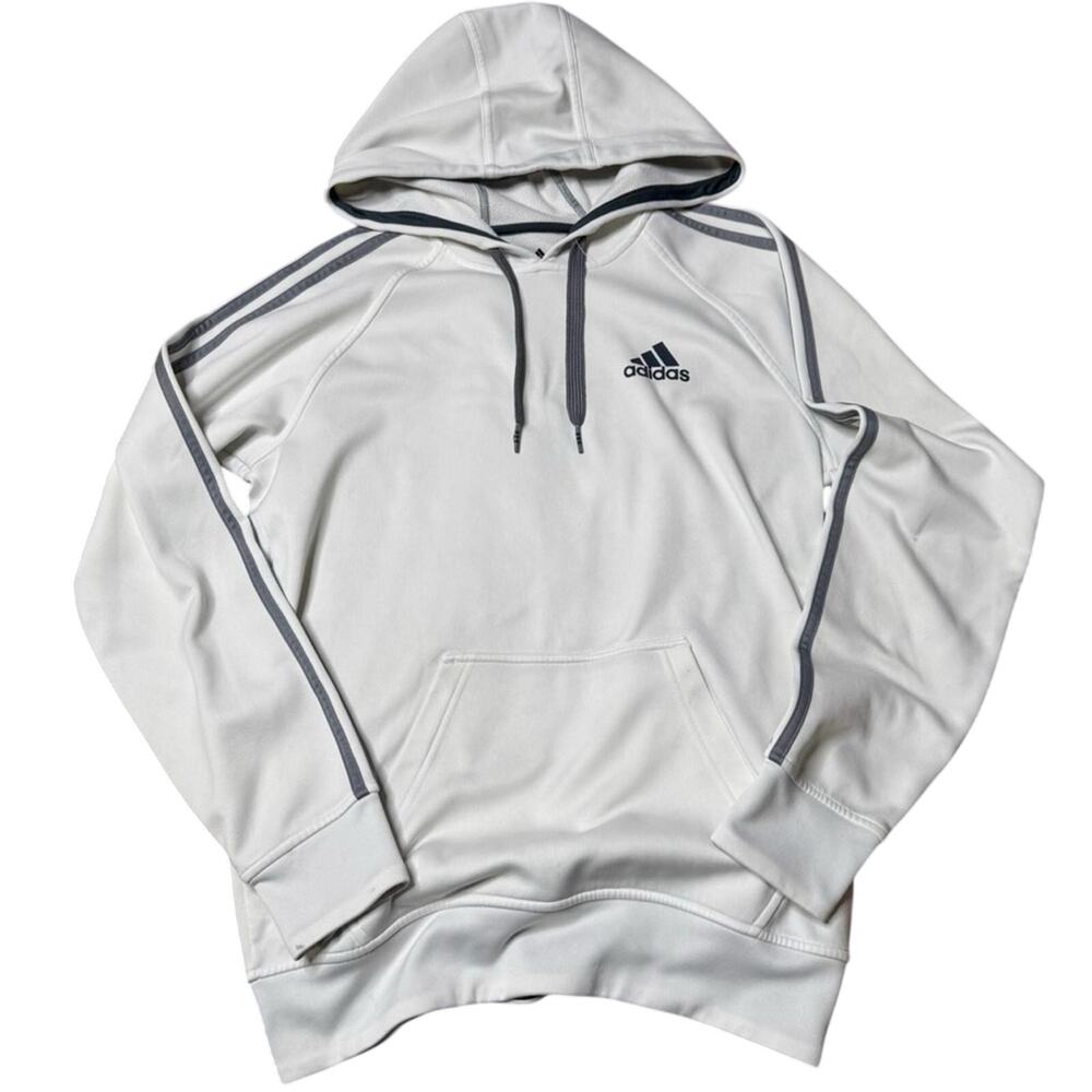Adidas Essentials Tech Fleece 3-Stripe Hoodie - Black - Small